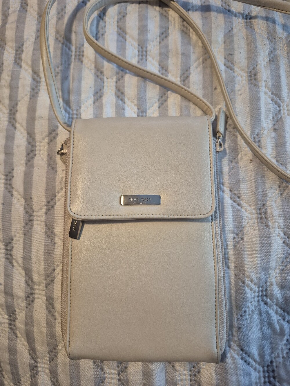 Nine West Crossbody Phone Bag And Wallet.  Light  Beige.